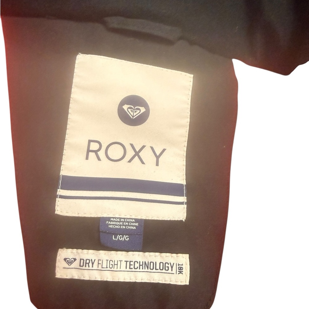 Roxy Black Jacket With Red Highlights - image 2